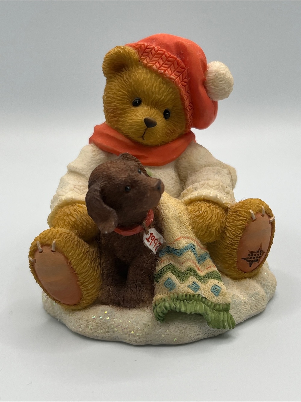 1997 Cherished Teddies “Lee – You’re A Bear’s Best Friend” Figurine